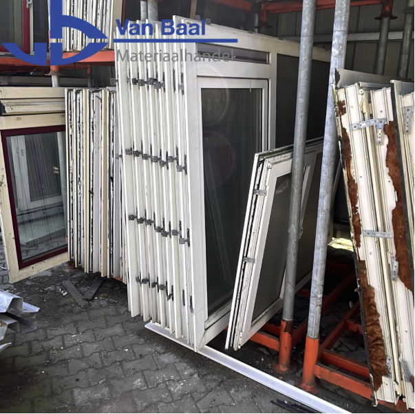 Kunststof Draaikiepraam – Linkervleugel draaikiep – 222 cm breed x 176 cm hoog