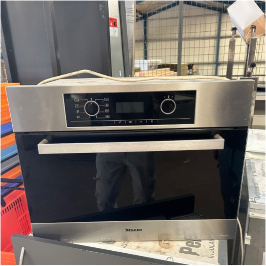 Miele Inbouwoven – RVS/Zwart Glas